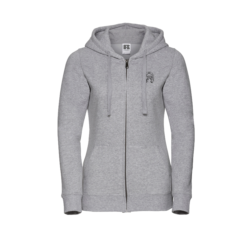 Kader Reiten Zip-Hoodie tailliert light Oxford
