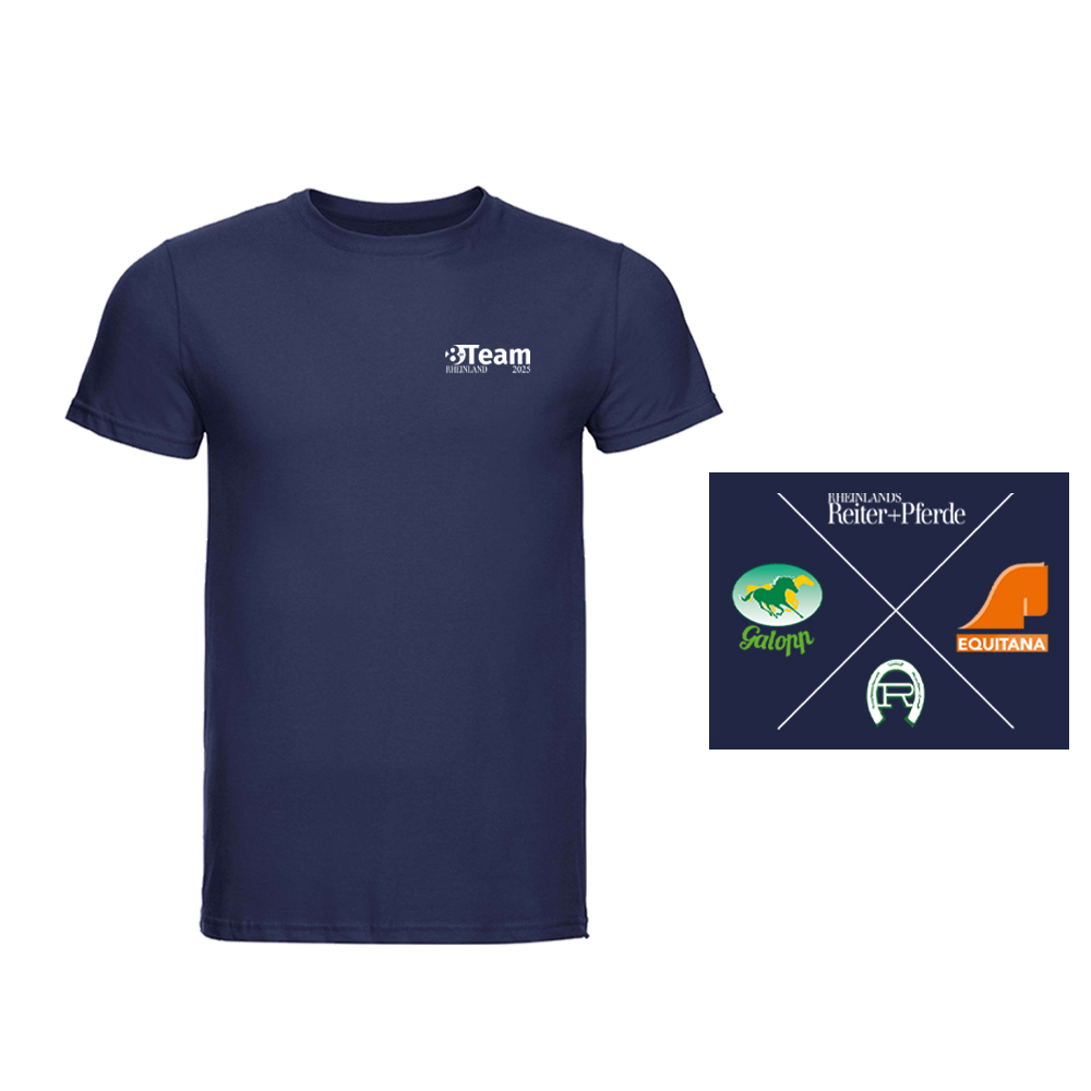 8er Team Sponsoren T-Shirt Kids navy Druck 8er Team Sponsoren T-Shirt Kids navy Druck